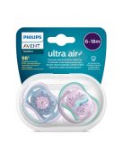 Philips AVENT játszócumi Ultra Air tengeri állatos 6-18hó lányos 2db