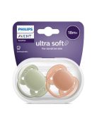 Philips AVENT játszócumi Ultrasoft Premium neutral 18hó 2db