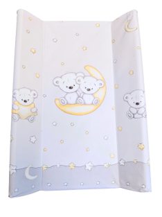 DOMBABY Pelenkázó lap puha vállas P70x50 cm Macis SZÜRKE