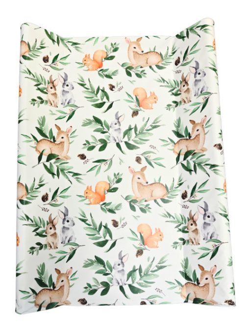 DOMBABY Pelenkázó lap puha vállas P70x50 cm  ŐZIKE ZÖLD
