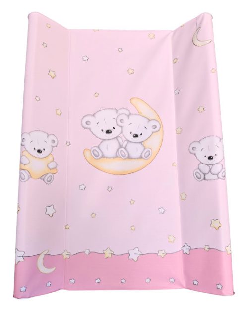 DOMBABY Pelenkázó lap kemény  M70x50 cm Macis PINK