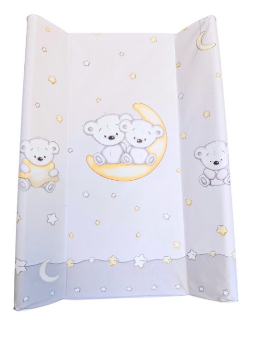 DOMBABY Pelenkázó lap kemény  M70x50 cm Macis SZÜRKE