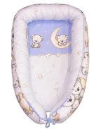 DOMBABY Babafészek  50x75cm MACIS KÉK