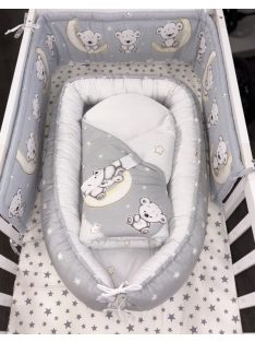 DOMBABY Babafészek 50x75cm  MACIS SZÜRKE