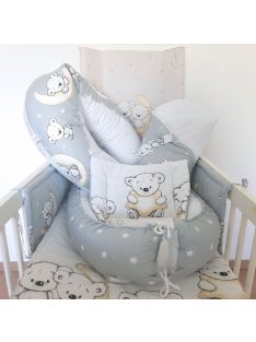   DOMBABY terhességi és szoptatós párna 30x120 cm MACIS SZÜRKE 