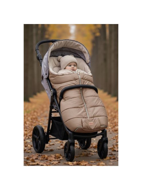 Fillikid bundazsák babakocsiba Eco big 1220-09 natúr