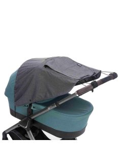   Fillikid kiegészítõ naptetõ babakocsira és mózeskosárra Deluxe szürke-melange 1521-17