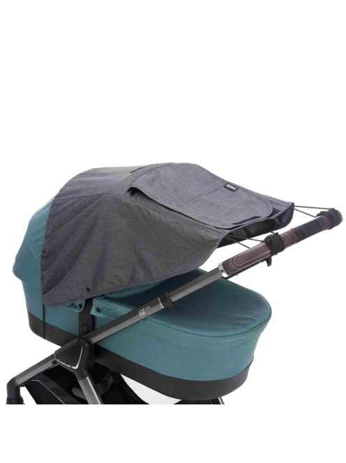 Fillikid kiegészítõ naptetõ babakocsira és mózeskosárra Deluxe szürke-melange 1521-17