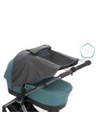 Fillikid kiegészítõ naptetõ babakocsira és mózeskosárra Deluxe szürke-melange 1521-17