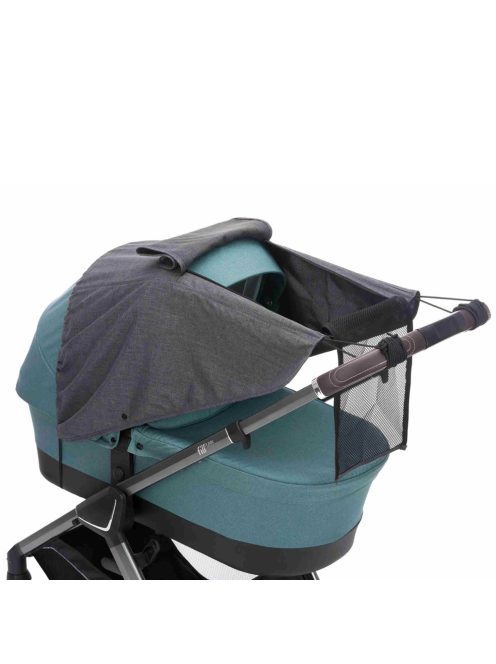 Fillikid kiegészítõ naptetõ babakocsira és mózeskosárra Deluxe szürke-melange 1521-17