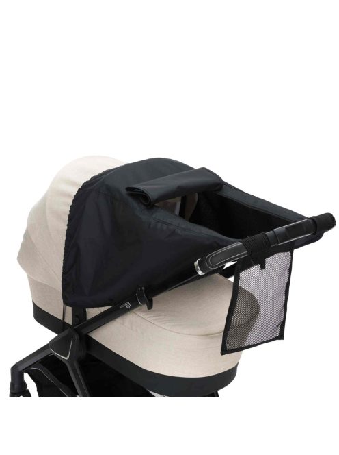 Fillikid kiegészítõ naptetõ babakocsira és mózeskosárra Deluxe fekete 1521-06