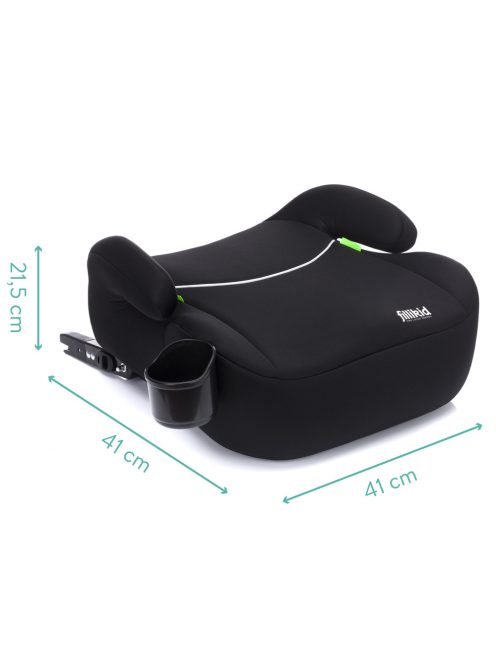 Fillikid ülésmagasító Isofixes I-Size 125-150cm fekete BFL305-06