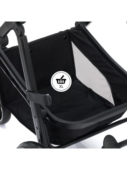 Fill multifunkciós babakocsi Jaguar sötétszürke melange 775-17