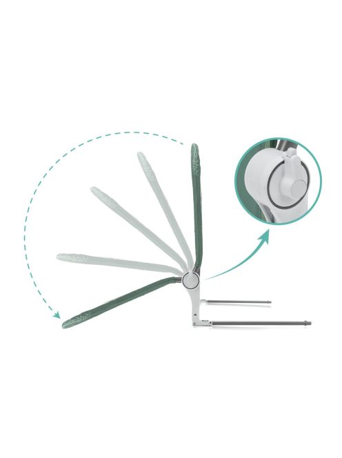 Fillikid leesésgátló - boxspring-ágyra is - Lara 150x60cm menta 289-60-14