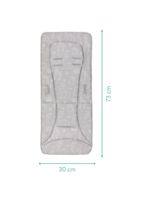 Fillikid ülésbetét babakocsiba memóriahabos 7795-77 Szafari szürke