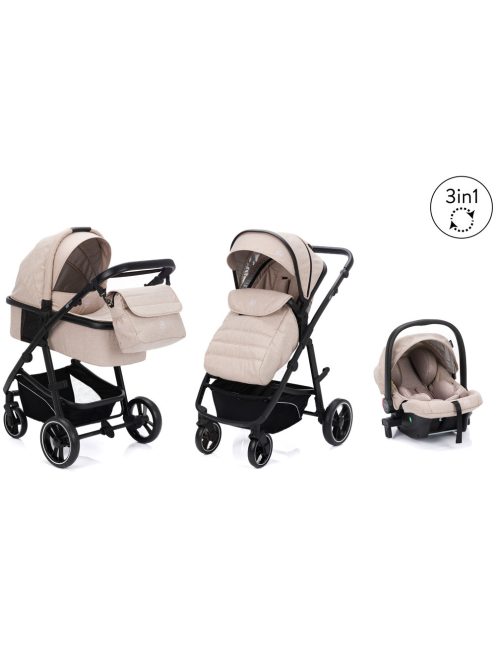 Fill multifunkciós babakocsi Jaguar beige melange 775-09