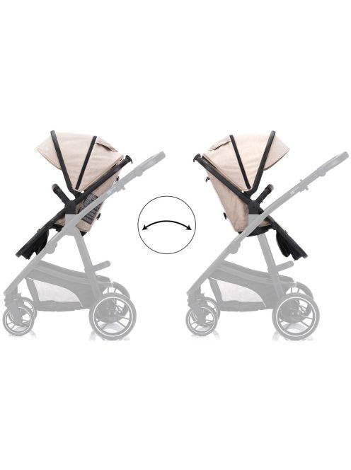 Fill multifunkciós babakocsi Jaguar beige melange 775-09