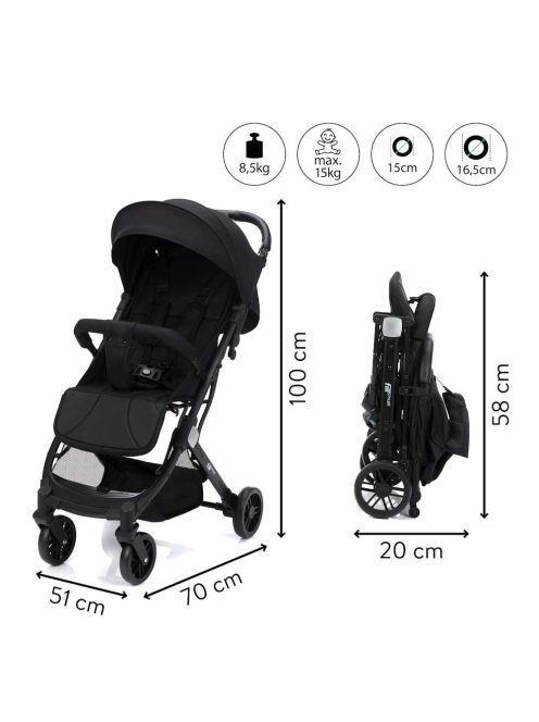 Fill sportbabakocsi Styler fekete AS700-06