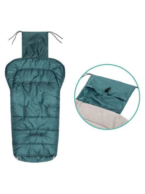 Fillikid bundazsák babakocsiba Eco big 1220-34 smaragd