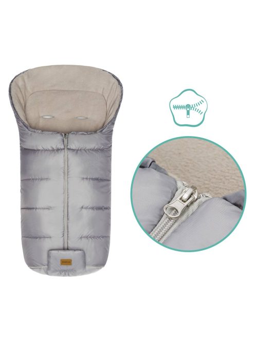 Fillikid bundazsák babakocsiba Eco big 1220-37 ezüst