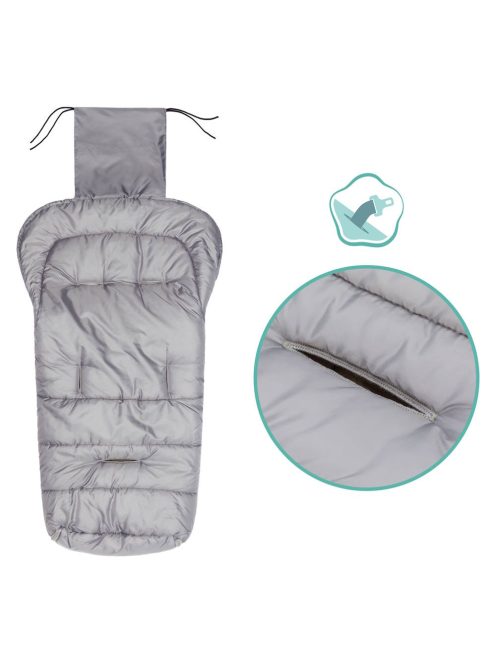 Fillikid bundazsák babakocsiba Eco big 1220-37 ezüst