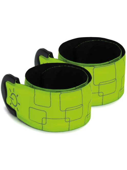 Fillikid csattanó szalag LED babakocsihoz sárga 599-08