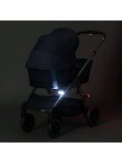 Fillikid biztonsági lámpa babakocsira Easy fix piros-fehér 2db 589-00