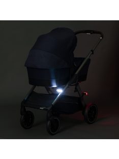   Fillikid biztonsági lámpa babakocsira Easy fix piros-fehér 2db 589-00