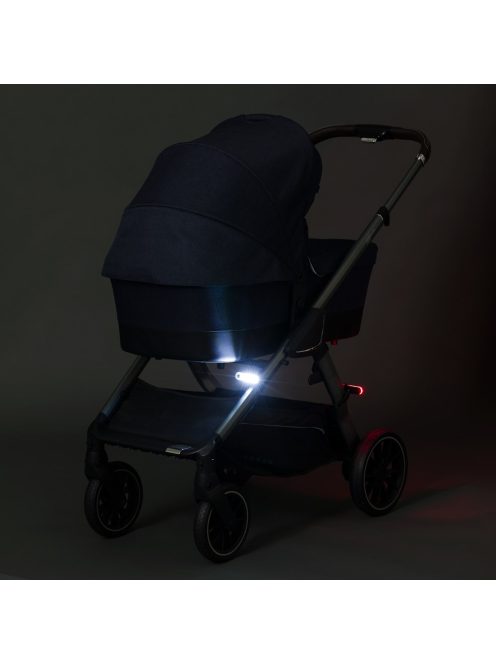 Fillikid biztonsági lámpa babakocsira Easy fix piros-fehér 2db 589-00