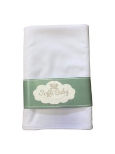 Soffi Baby takaró pamut dupla fehér 80x100cm