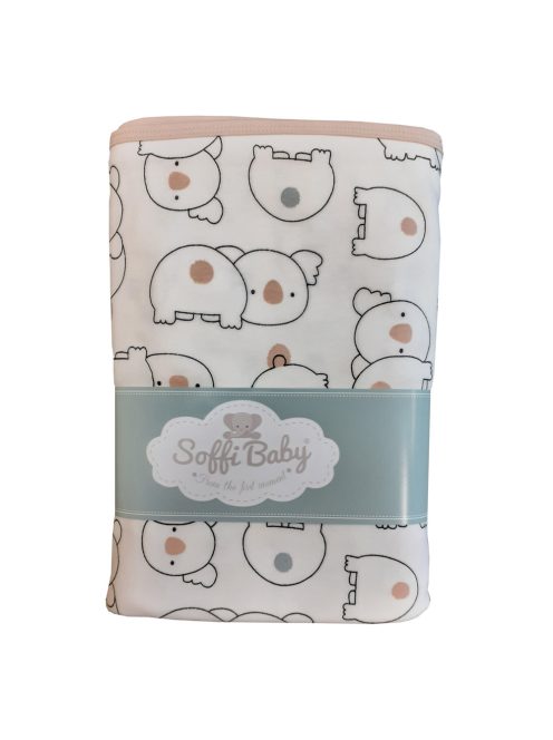 Soffi Baby takaró pamut dupla vajszín koala 80x100cm