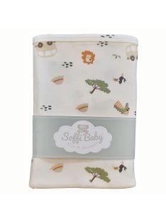 Soffi Baby takaró pamut dupla safari zöld 80x100cm