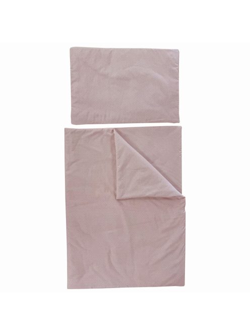 Soffi Baby ágynemû szett 2 részes 135x90 - 40x60cm apró csillag mintás rózsaszín