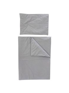   Soffi Baby ágynemû szett 2 részes 135x90 - 40x60cm apró csillag mintás szürke
