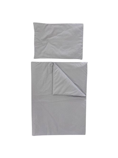 Soffi Baby ágynemû szett 2 részes 135x90 - 40x60cm apró csillag mintás szürke