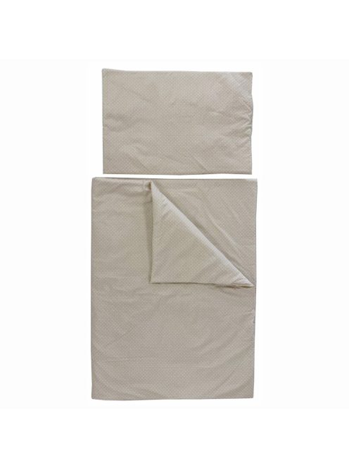 Soffi Baby ágynemû szett 2 részes 135x90 - 40x60cm apró csillag mintás bézs