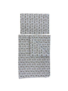   Soffi Baby ágynemû szett 2 részes 135x90 - 40x60cm Hód fehér