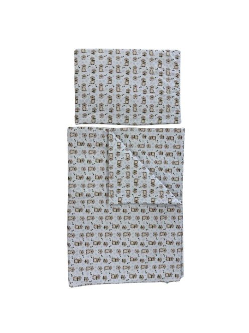 Soffi Baby ágynemû szett 2 részes 135x90 - 40x60cm Hód fehér