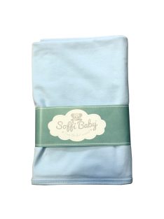 Soffi Baby takaró pamut dupla kék 80x100cm