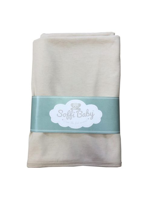 Soffi Baby takaró pamut dupla világosszürke 80x100cm