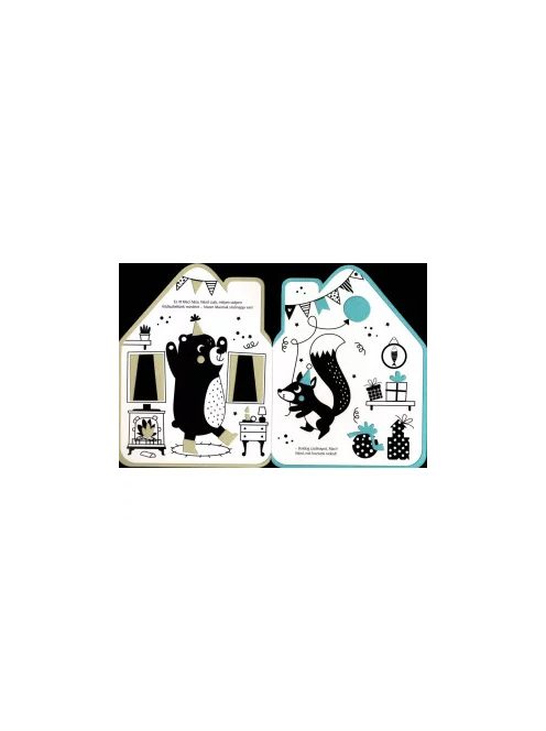 Színes házak - Maci otthona