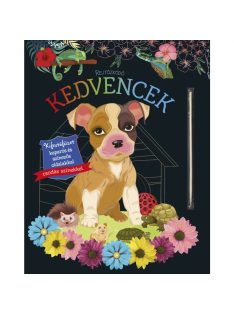   Rejtőzködő kedvencek - Kifestőfüzet kaparós és színezős oldalakkal