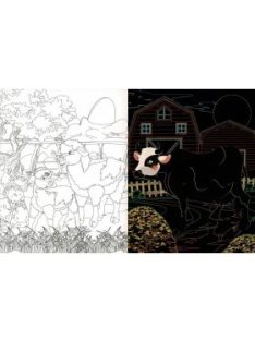   Rejtőzködő kedvencek - Kifestőfüzet kaparós és színezős oldalakkal