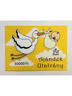 Ajándékutalvány sárga 50000Ft